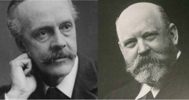 Arthur James Balfour e Lord Walter Rothschild