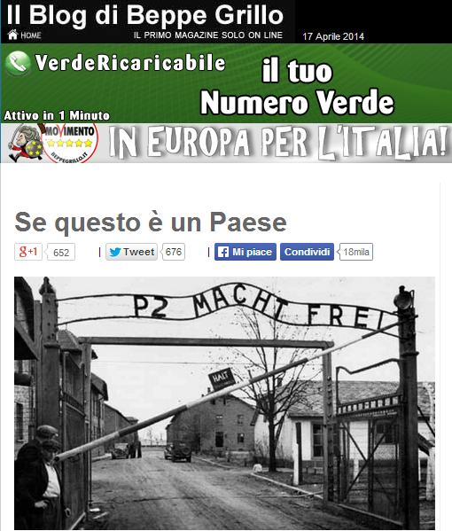 Grillo, Primo Levi, Auschwitz