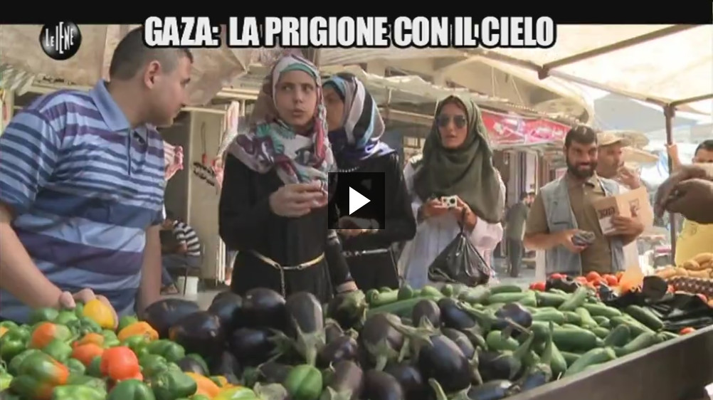 Le iene - mercato gaza