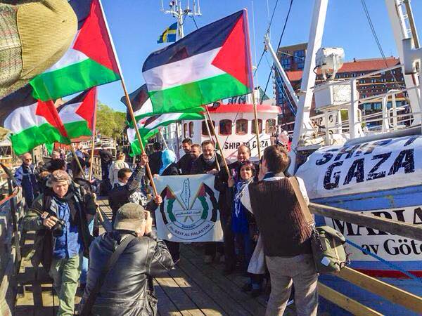 La nuova Freedom Flotilla in partenza da Goteborg in Svezia
