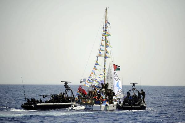 Intercettata la nave Marianne diretta verso Gaza, nessun ferito.