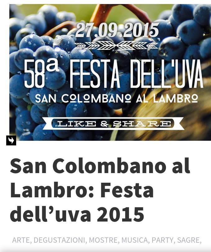 Proibita degustazione di vini israeliani alla Sagra dell’Uva di San Colombano al Lambro