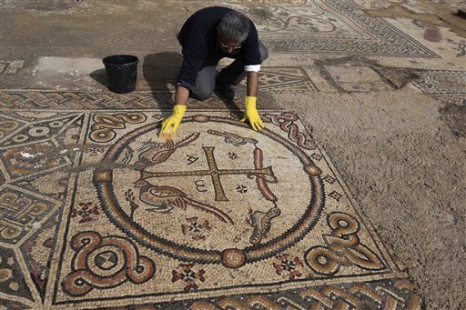 Antico mosaico scoperto in Israele