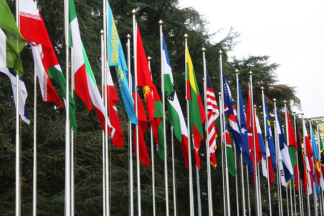 nazioni unite bandiere