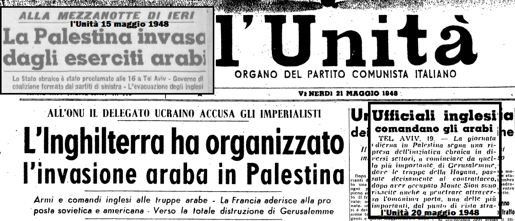 inghilterra organizza invasione araba palestina