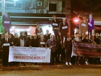 A Tel Aviv un flash mob contro l’indifferenza del mondo