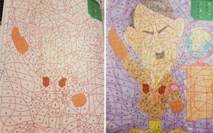 Hitler in un libro da colorare per bambini, ritiro dopo le polemiche