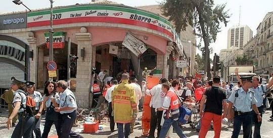 9 agosto 2001, il terrorismo palestinese compie un attentato a Gerusalemme