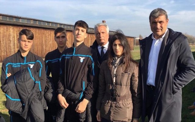 Lazio ad Auschwitz, tifosi biancocelesti a Predappio