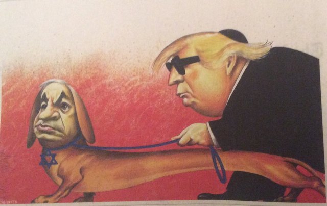 Vignetta antisemita sul New York Times