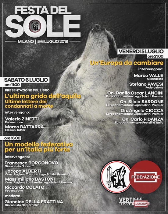 “Festa del Sole”, esponenti della Lega al raduno fascista di Lealtà e azione