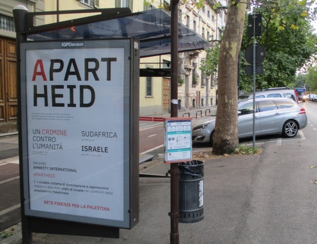Firenze, polemiche per i cartelloni di odio contro lo Stato di Israele